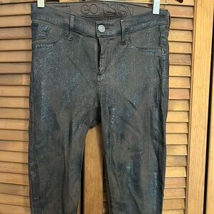 GOLDSIGN Brown and Gold Skinny Jean